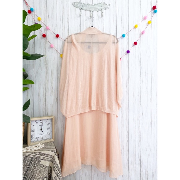 Eileen Fisher Silk Tank Dress Two Piece Set  XL - Picture 2 of 8